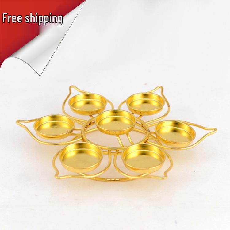 Подсвечник-подставка «Семь звезд лотоса» для фестивалей и праздников