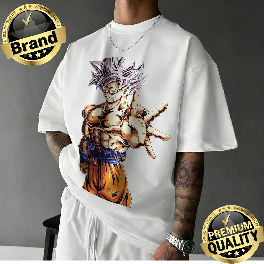 Официальная футболка Dragon Ball 2026 Лето Новое поступление 100% Хлопок Женская рубашка Для активного отдыха Повседневная футболка Для спортзала Мужские футболки