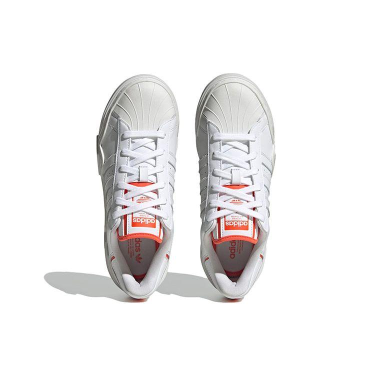 adidas Superstar Bonega 2B White Solar Red женские кроссовки Cloud-White Core-White IG2395