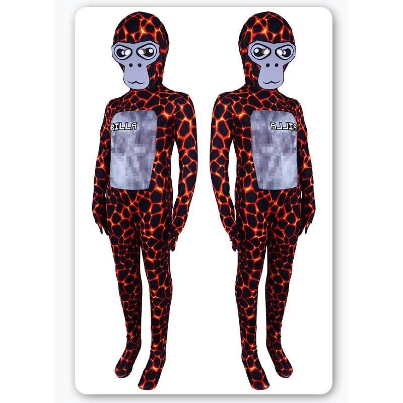 Gorilla Tag Game Cosplay Lava Gorilla Costume Performance Suit For Stage Play