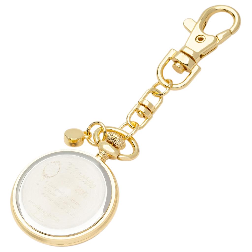Pocket Watch Keychain Watch Analog Constellation Board Autumn Large Square Topaz Sein Autumn [Fieldwork] Women's ST296-3