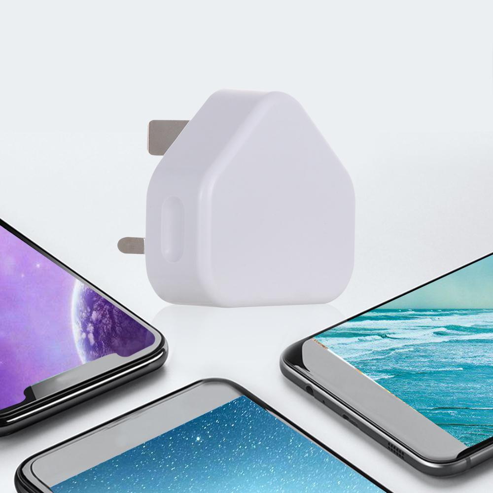 3-контактный адаптер питания Travel 5V 1A, британская вилка, USB-зарядное устройство, настенное зарядное устройство