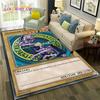 Коврик с рисунком аниме Yu-Gi-Oh MONSTER CARD для дома, гостиной, спальни, дивана, коврика, декор, детский коврик, нескользящий напольный коврик