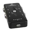 USB VGA KVM-переключатель Консоль 4-портовый Адаптер для ноутбука ПК Монитор Клавиатура Мышь Совместное использование