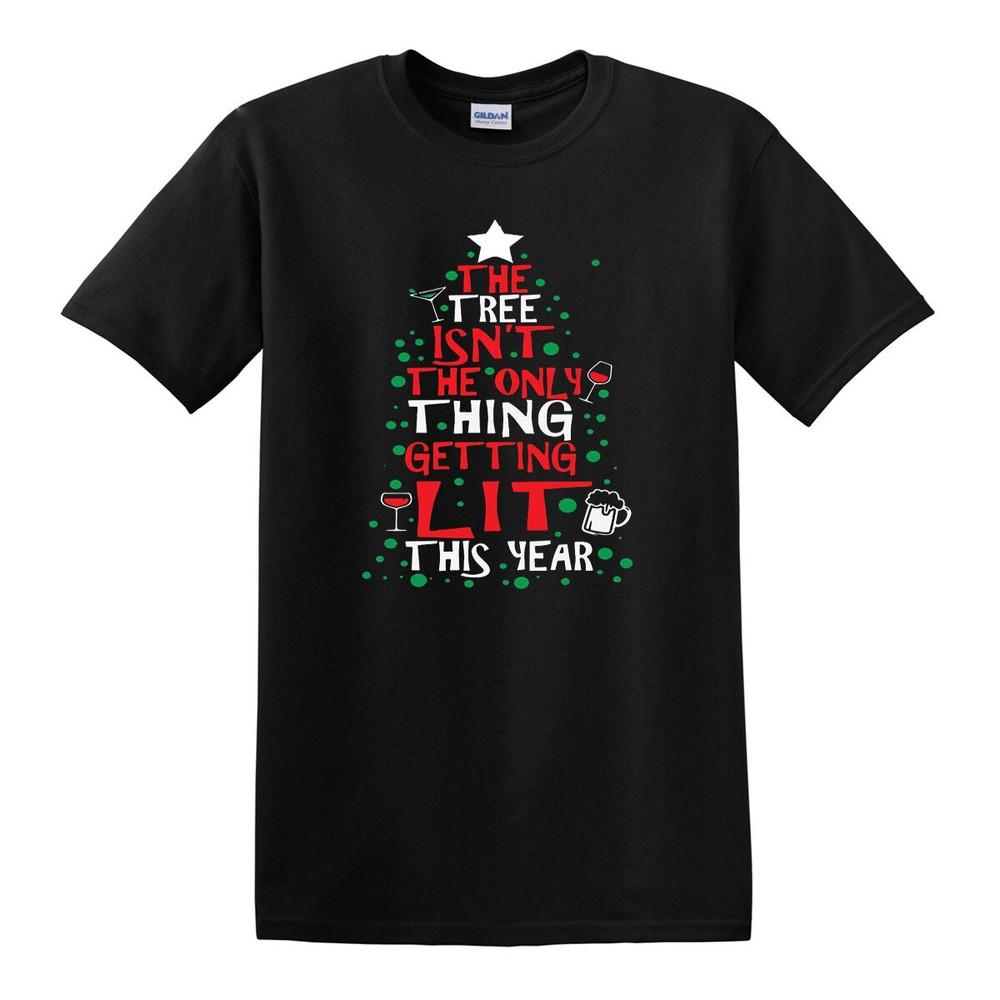 TREE ISN'T CHRISTMAS T-shirt Tree Xmas Gift Santa Pub Drink Funny Party T-shirt