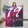 Number  Football Lamine YYamal Fleece Blanket  Custom Throw Blanket for Home xcm Quilt
