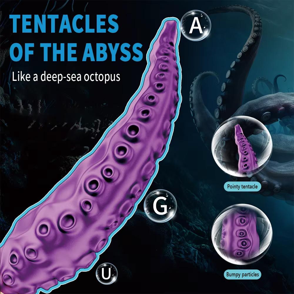 Вибрирующий дилдо-вибратор в форме осьминога, пробка для ануса, мягкий силиконовый массажер простаты, стимуляция точки G, секс-игрушки для взрослых женщин