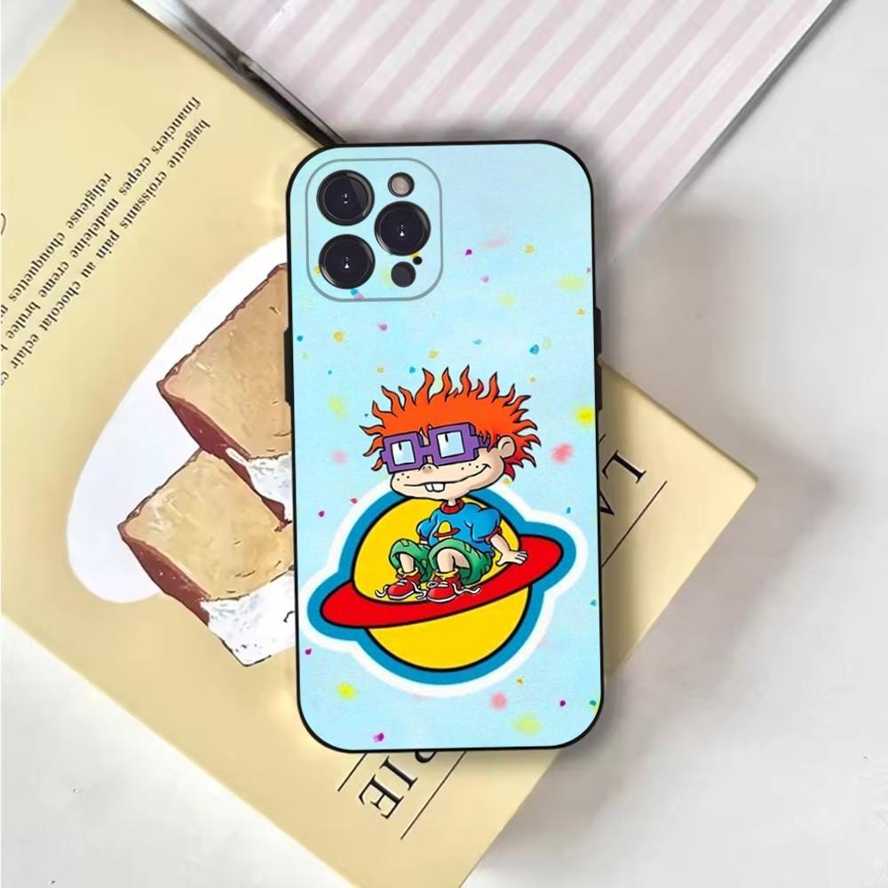 Крутой парень Чакки Анжелика Чехол для телефона для iPhone 16,15,14,13,12,11,Pro,X,XS,Max,XR,Plus,Mini Мягкий черный чехол