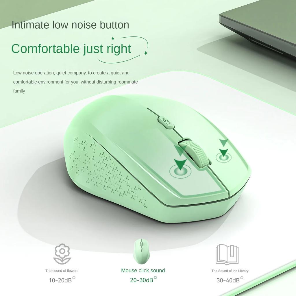 2.4G Bluetooth Mouse for Laptop iPad Air Pro Tablet PC Rechargeable Ergonomic Mouse Silent Mice Portable Working Gaming Mouse