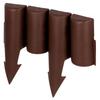 Brown garden palisade 25 cm