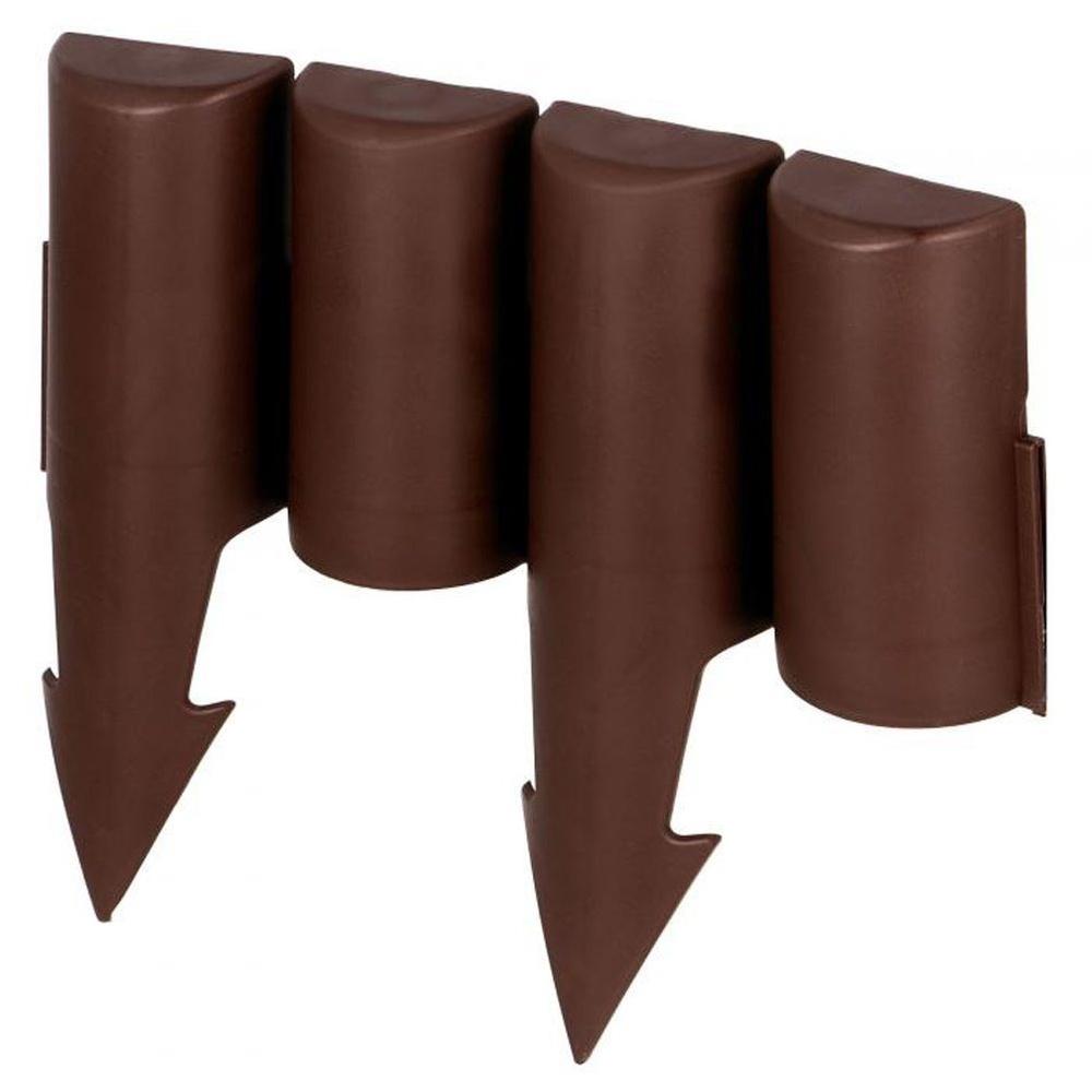 Brown garden palisade 25 cm