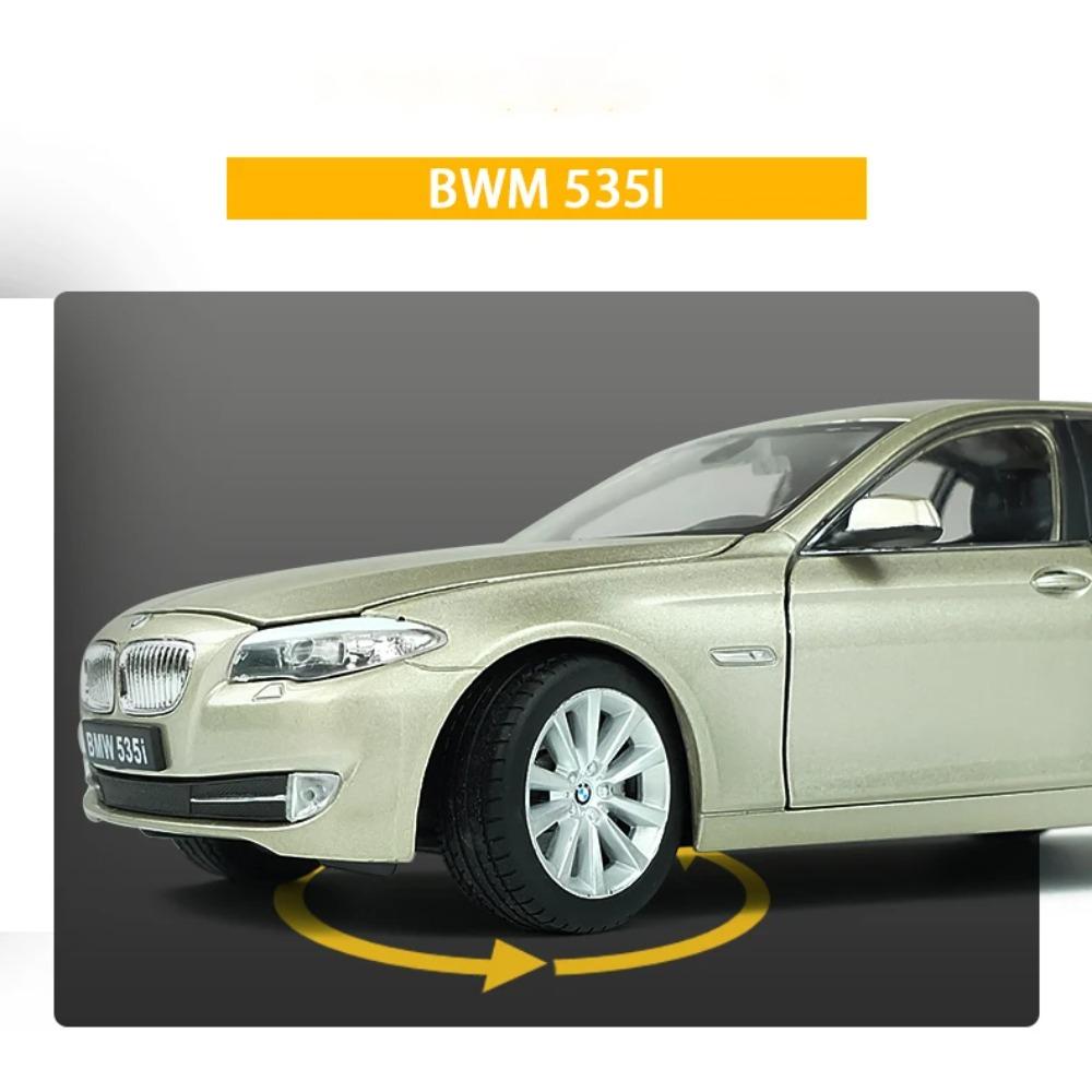 Welly 1/24 BMW 535i Металлическая модель автомобиля Литье под давлением и игрушечные транспортные средства Модель автомобиля Масштабная миниатюрная модель автомобиля для детей
