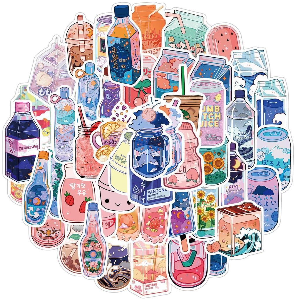 50-450 Piece Non-infringing Outdoor Graffiti Stickers. Mix & Match Scenery, Suitcase, Astronaut, Cartoon Designs.