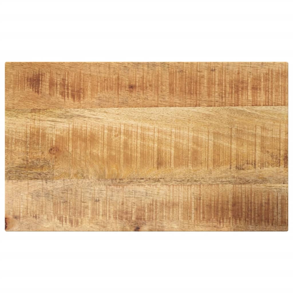 Table Top 50 x 20 x 3.8 cm Rectangular Rough Solid Mango Wood