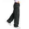 Women's High Waist Straight Leg Loose Casual Trousers Jeans