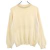 Y's Made In Japan Long Sleeve Sweater Off White Knit Men's Used