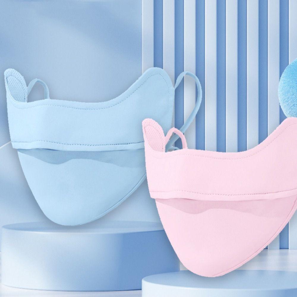 Регулируемая спортивная маска Ледяной шелк Шарф для лица Подарок Маска для лица Женщины