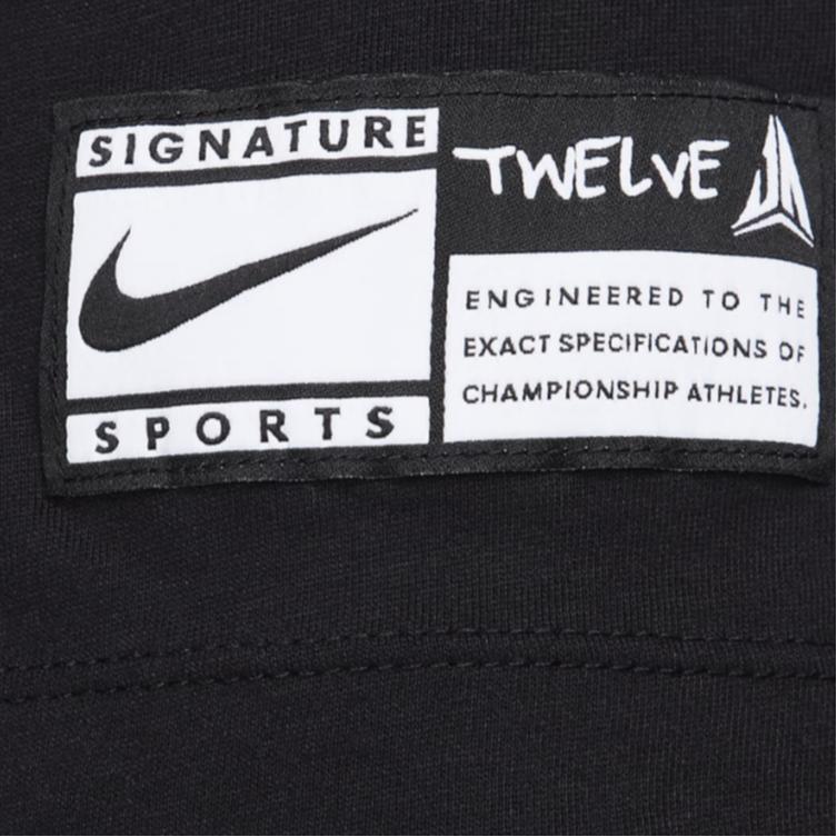 Nike Повседневная футболка с коротким рукавом с принтом и круглым вырезом, мужские топы, черные FQ4911-010