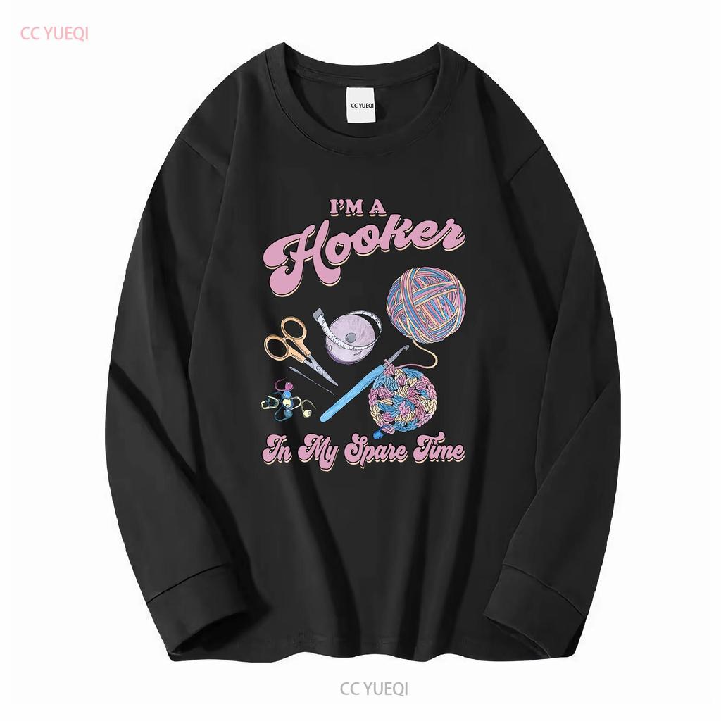 Im A Hooker In My Sopare Time T Shirt Trending Unique SweaT long or short sleeves vintage Washed Versatile Casual streetwear