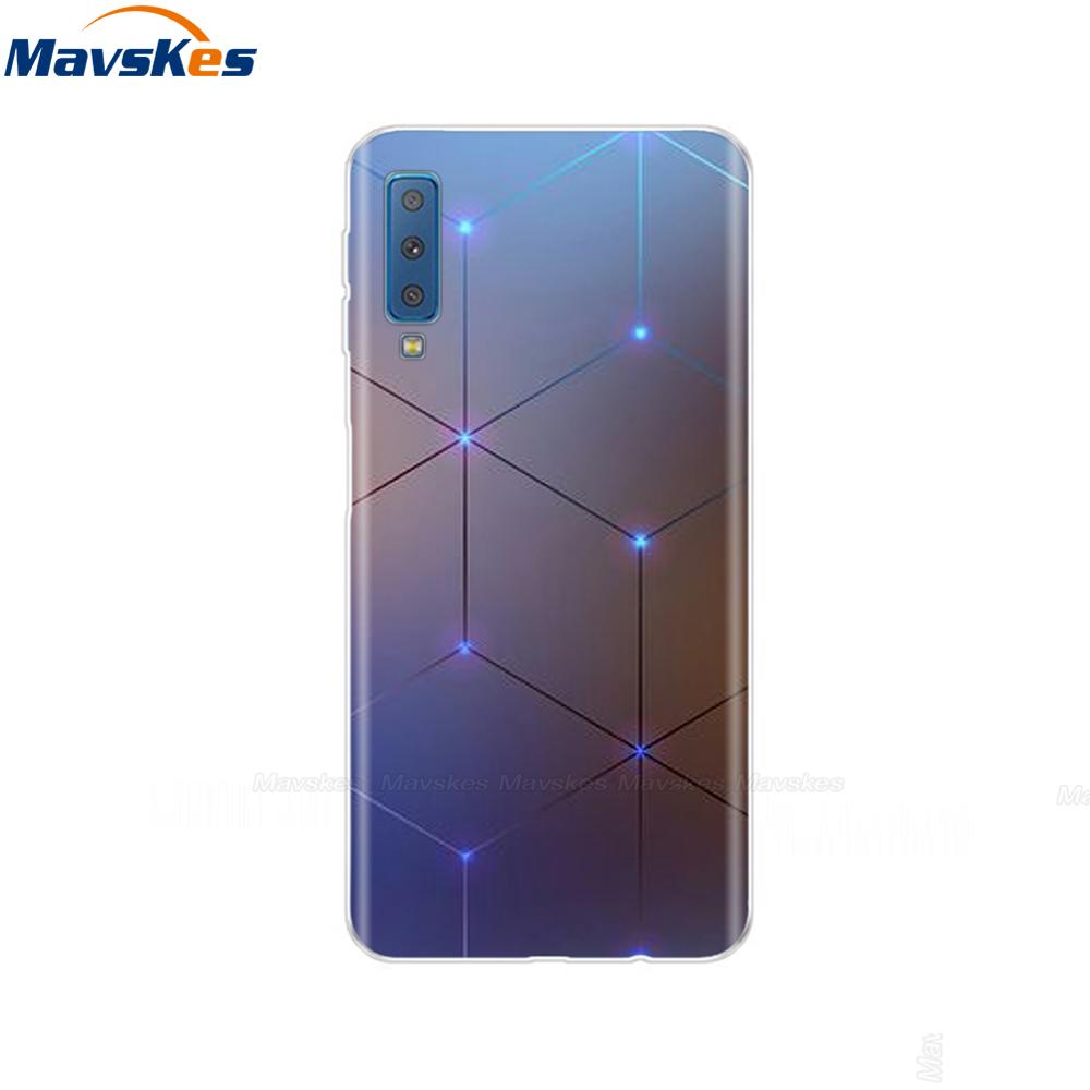 Силиконовый Чехол Для Samsung Galaxy A7 2018 Чехол A750 A750F Чехол 6.0' ТПУ Чехол для Телефона Для Samsung A 7 2018 750 750F Fundas Coque