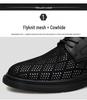 Мужские черные летние спортивные сандалии с ремешками, дышащей сеткой Flyknit и легким полым дизайном
