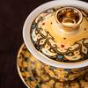 360° Hovering Lid Gaiwan – Jade Porcelain Three-Part Chinese Tea Bowl for Gongfu Brewing