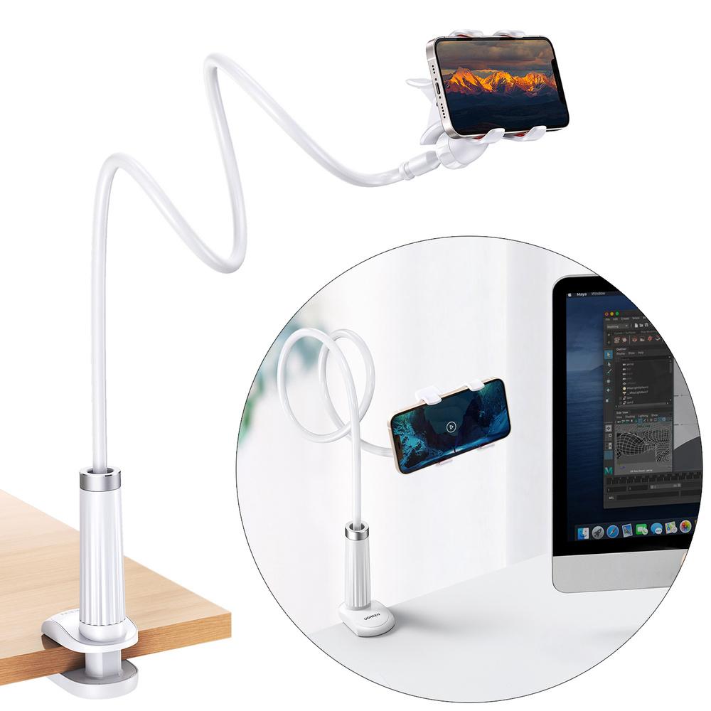 Ugreen Universal Adjustable Stand with Flexible Arm for Smartphones & Tablets, Supports Devices Up To 12cm Wide (Model 30488 LP113)