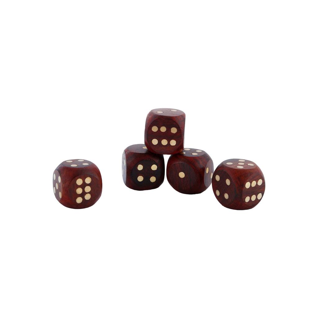 Shriji Crafts деревянная коробка для игральных костей с местом для хранения 5 игральных костей для украшения, игр, для детей и взрослых