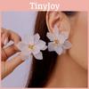 Floral Acrylic Earrings For Women Handmade Geometric Summer Fashion