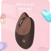 Cute Cat 2.4G USB Wireless Mouse for Women and Kids, Stylish, Colorful, Quiet, Compatible with PCs and Laptops (Coffee Cat)