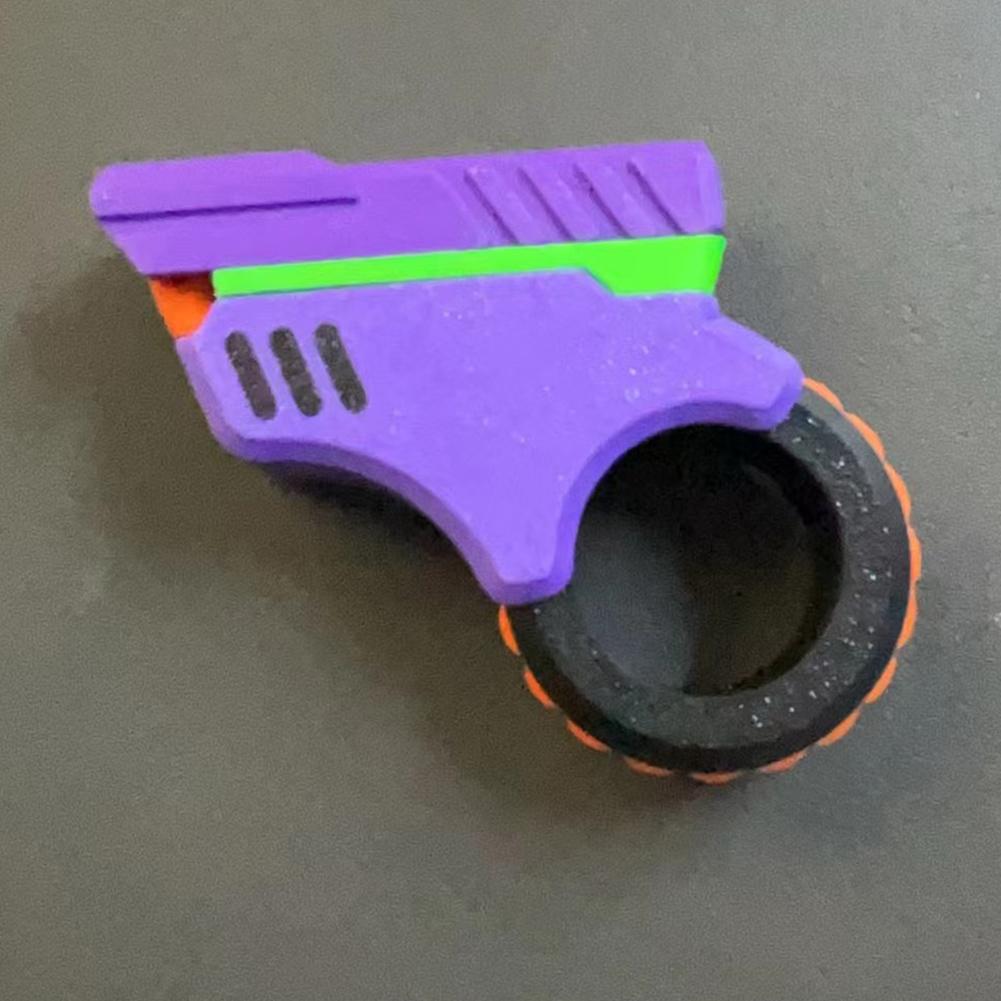 3D-печатный успокаивающий спиннер EDC эффективное снижение стресса металлический ручной спиннер маленькие игрушки-пистолеты для людей, страдающих тревожностью и СДВГ