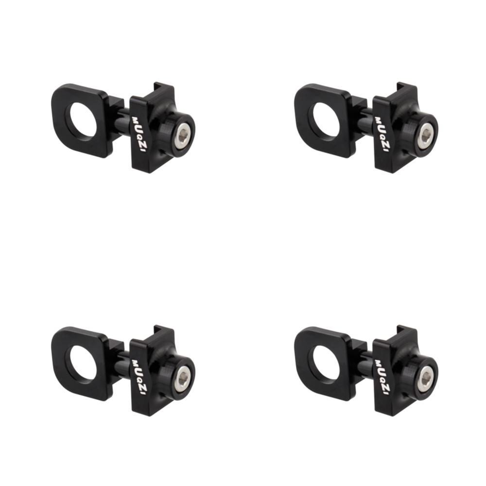 Single Speed Bicycle Chain Tensioner Adjuster Aluminum Alloy Bicycle Chain Fastener Fixed Bike Bolt Screw Cycling Accessories