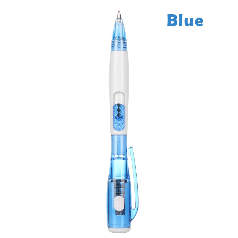 Оригинальные канцелярские товары со светящимися ручками-шариками, шариковая ручка, ручка-фонарик, светодиодная подсветка