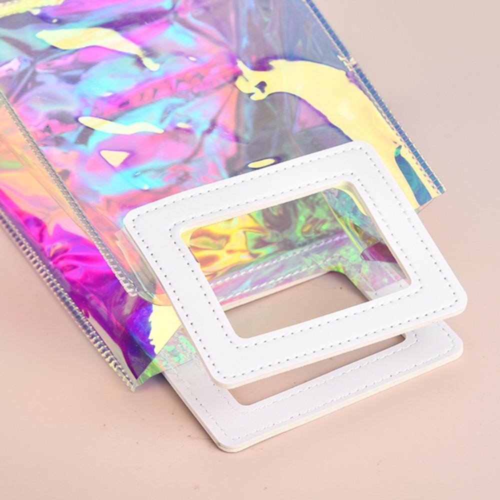 Прозрачная сумка-тоут из ПВХ, водонепроницаемая сумка для хранения, совершенно новая подарочная сумка для рук