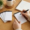 5 psc Blank A7 Note Pads 30 Sheets Writing Slabs Portable Horizontal Memo Pad  Office