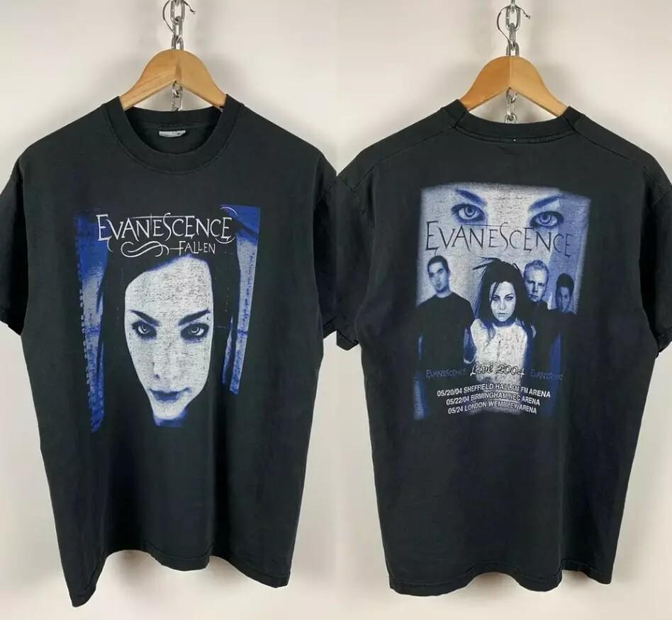 Evanescence Fallen Tour Band Rock 2 Side Shirt Unisex Cotton Men Women