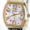 Полированный Seiko Lukia Excellent Розовый Серебристый Золотой s2336 [Рабочее Состояние] Женские Часы, Радиоуправляемые Солнечные, Состояние, Циферблат,