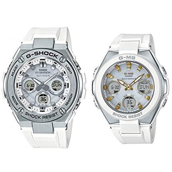 CASIO G-SHOCK x Baby-G Adult Pair Watch GST-W310-7AJF MSG-W100-7AJF Tough Solar Radio Controlled Ana-Digi No Battery Change Needed