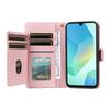 For Samsung Galaxy A26 5G/A16 5G/A16 4G Case with Multi-Card Holder and Strap PU Leather Phone Cover Stand