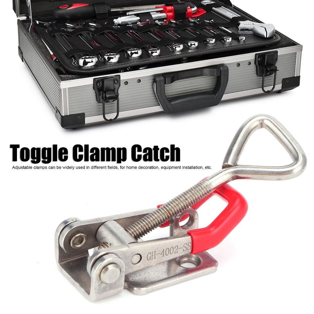 Adjustable Toggle Clamp Stainless Steel Toggle Latch Catch Toggle Latch Clamp Cabinet Tool Box