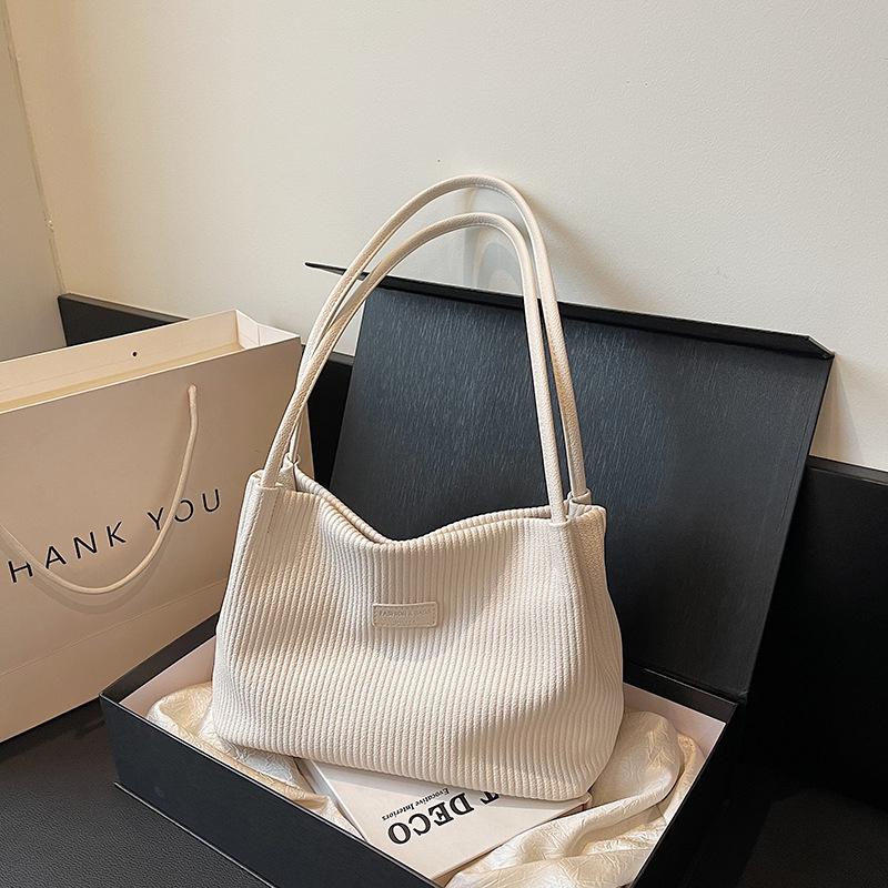 Ретро-сумка из искусственной кожи для женщин, универсальная простая дорожная сумка через плечо, женская плиссированная сумка-тоут, новая