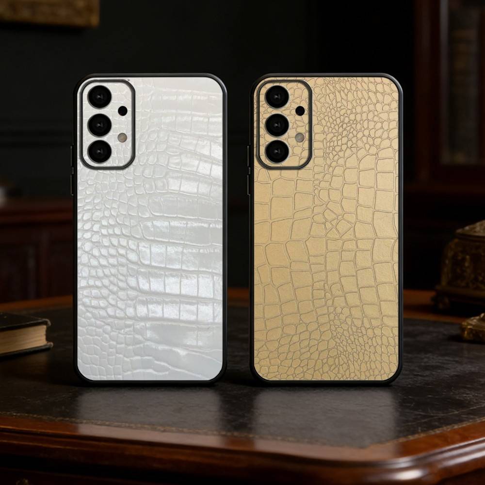 Чехол для телефона под крокодиловую кожу для Samsung S25,24,21,22,23,30,Ultra,20,Plus,Fe,Lite,Note Мягкий черный чехол