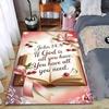 John 14:8 Cherry Bible Verse carpet Non-slip rug suitable for living room and bedroom sofas