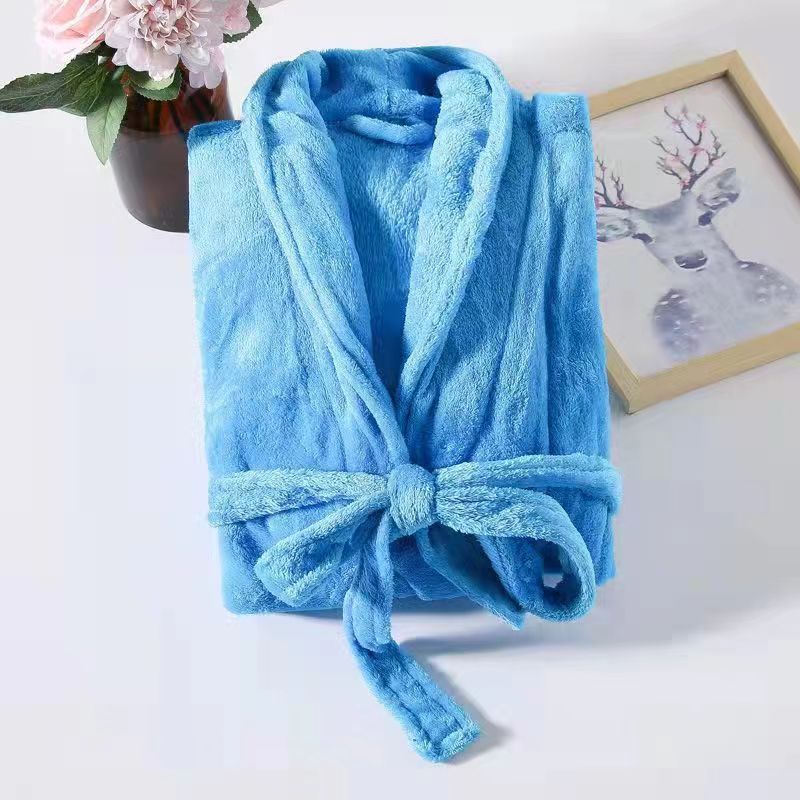 Women Pajamas Home Clothes Pajamas Bathrobes Couple Bathrobes Unisex Extended Bathrobes Modern Home Pajamas