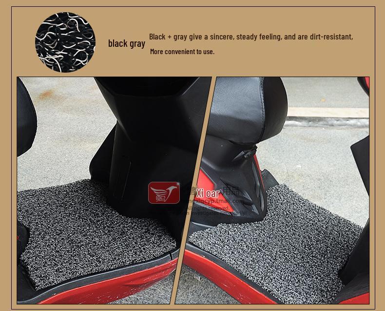 Нескользящий водонепроницаемый коврик для подножки скутера Xiaxing Sanyang Tini110