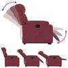 Recliner Chair with Rising Function Burgundy Fabric
