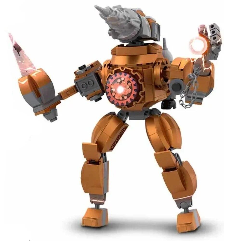 MOC Skibidi Туалет Человек Строительные Блоки Игрушки Титан Часы Человек Женский ТВ Личность Модель Наборы Украшений Игрушка «сделай сам» Для Детей Подарок