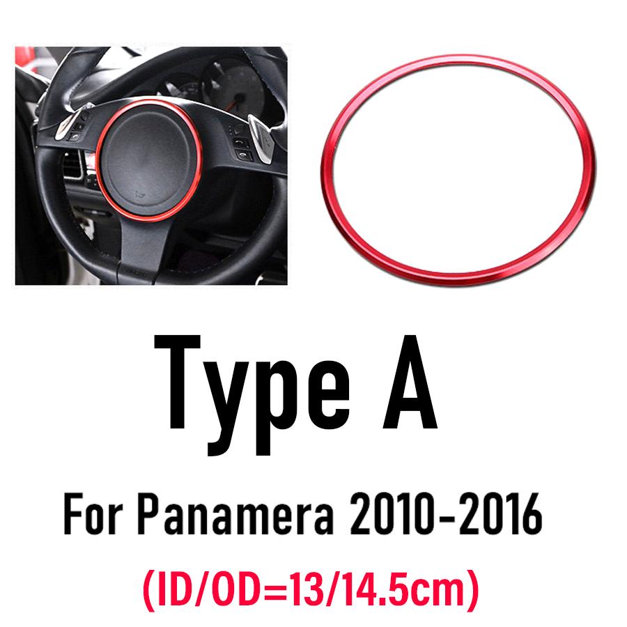 Автомобильное украшение на руль, кольцо, наклейка, Стайлинг для Porsche Cayenne Macan Panamera 718 911, аксессуары для интерьера