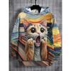 Animal Cat Clothes Child Girl Hoodies for Kids Clothes Boys Clothing Cartoon Children's Fashion Girl Sweat Shirt Outdoor Boy's
