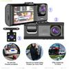 2-inch Car DVR HD 1080P 3-Lens Inside Vehicle Dash CamThree Way Camera DVRs Recorder Video Registrator Dashcam Camcorder